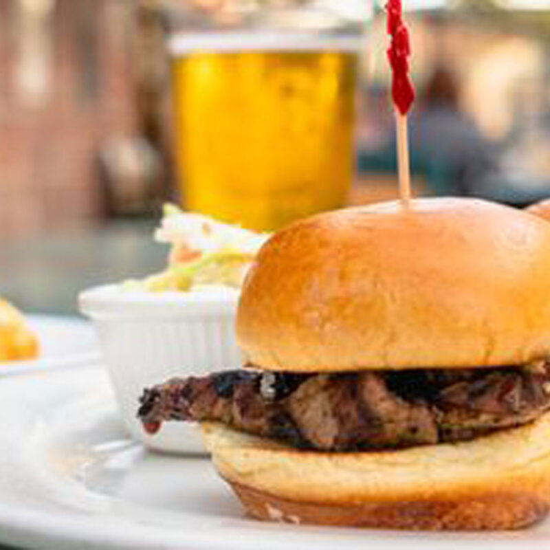 Slider hamburger from Matt Dennys