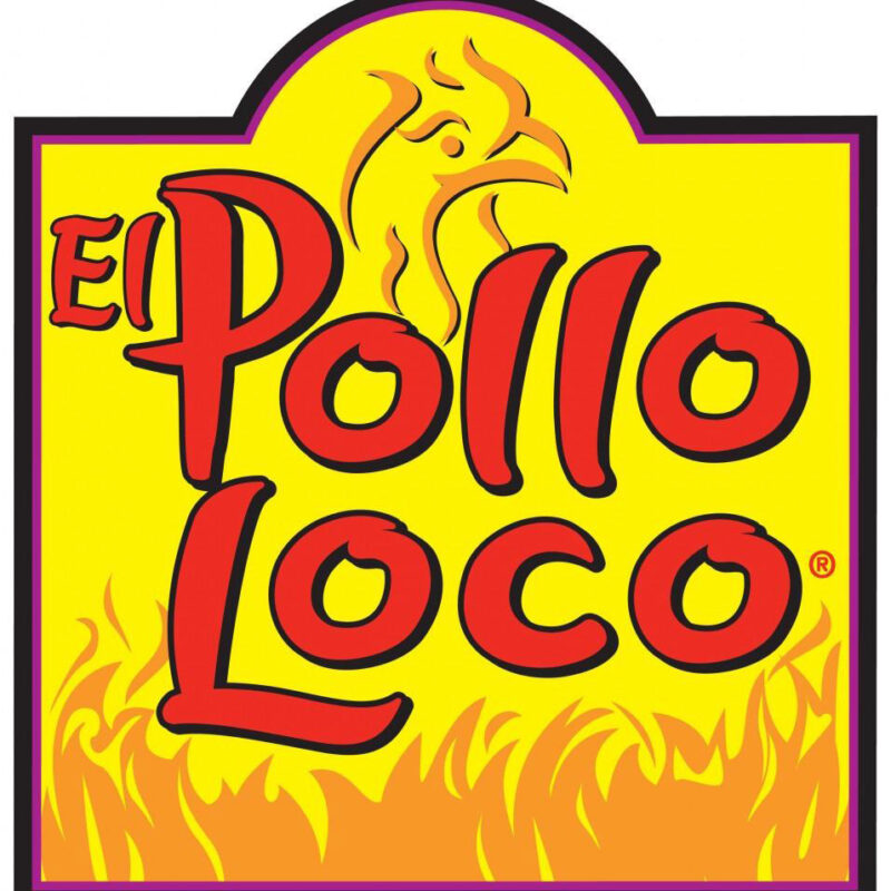 El Pollo Loco logo with chicken and fire