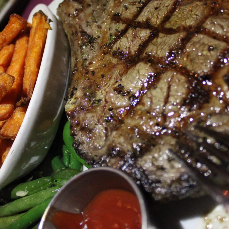 Derby steak and fries