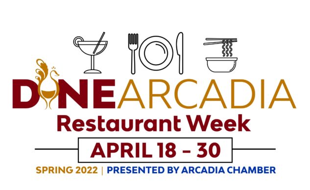 Dine Arcadia logo for April 18 through 30