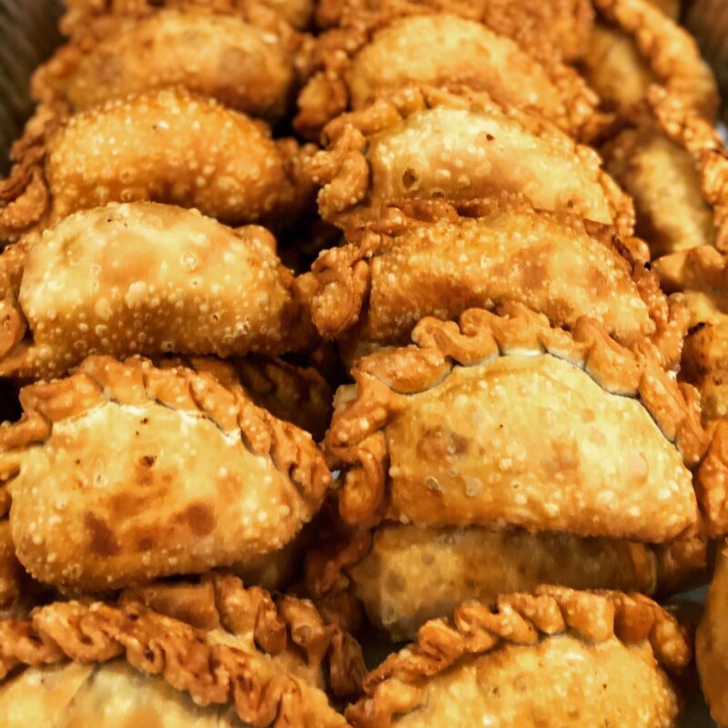 a platter of empanadas from Lord Empanada